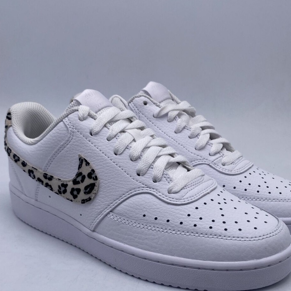 Nike court low leopard check. Warn a few times. Great condition.